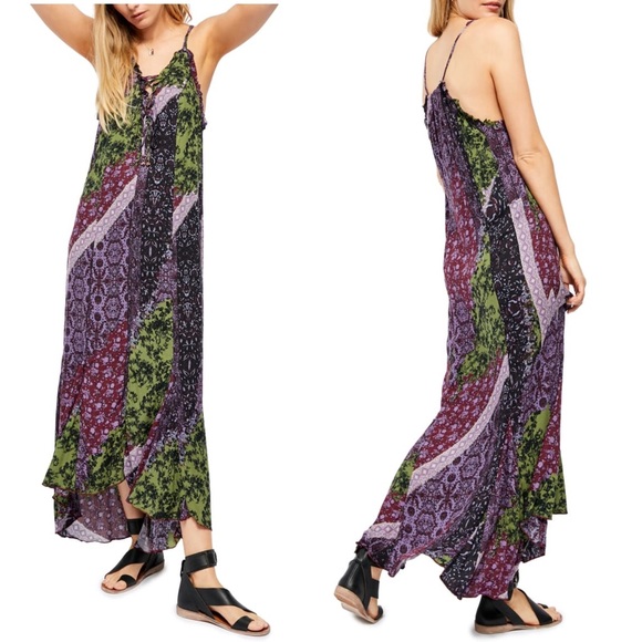 Free People Work Of Art Print Maxi Dress - Picture 3 of 4